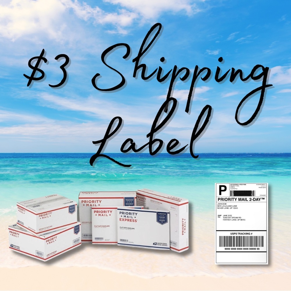 $3 Shipping Label